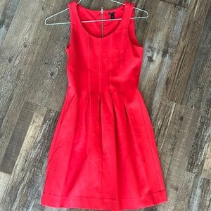 J.crew Red cocktail dress